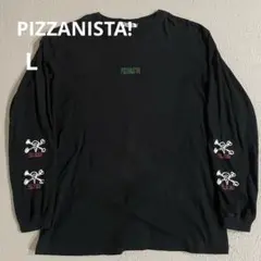 PIZZANISTA ロンT L ピザニスタ ピッザニスタ 腕プリント