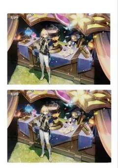 原神 ファミマ ブロマイド ジン リサ 2枚セット 匿名配送