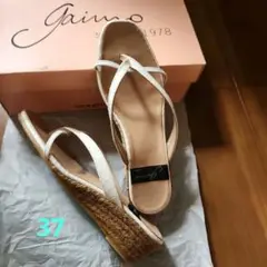 Gaimo ホワイト トングサンダル