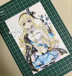 手描きイラスト　「やる気のないアリス②」オリジナル