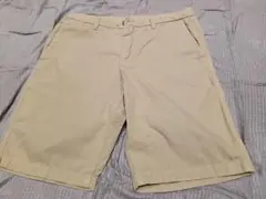 UNIQLO ベージュ ハーフパンツ M　チノ　新品未使用　ショートパンツ