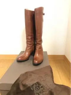 値下げ★サルトル★ロング ブーツ 茶★36 1/2 ,23.5cm★オマケ付