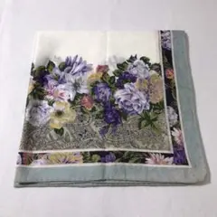 LANCETTI ハンカチ 花柄