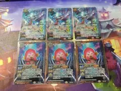 バトスピ ウルトラマンライジング×3+赤ちゃん怪獣エミ×3 セット。