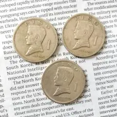 【アンティーク】1972・1974年　フィリピン　1ペソ　6枚セット 1974 Philippines 1 Piso Jose Rizal Republika Pilipinas Coin