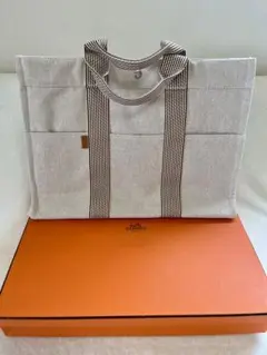 HERMES エルメス ニューフールトゥ MM トートバッグ ベージュ