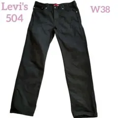 ✨ビッグサイズ✨Levis/リーバイス 504 ブラック W38