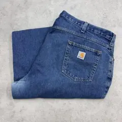Carhartt カーハート デニムパンツ 極太 古着 インディゴブルー 青