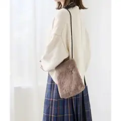 [未使用] afternoontea アフタヌーンティー ファーショルダーバッグ