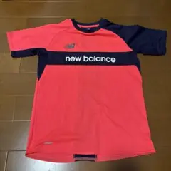 new balance DRY素材シャツ 160サイズ ピンク/ネイビー