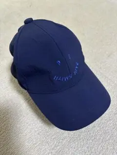 ポールスミス ネイビーキャップ 刺繍デザイン