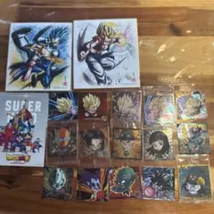 ドラゴンボールシール 116枚と色紙2枚