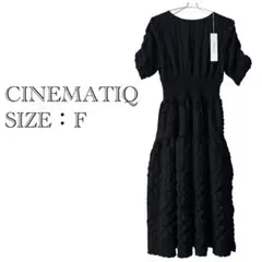 タグ付き CINEMATIQ ヘレナワンピ ロングワンピース