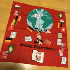 【当日or翌日発送】 USA 94 サッカーワールドカップ W杯記念　ハンカチ