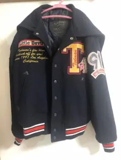 希少Tedman’s スタジャン44サイズ TEDMAN'S 2010スタジャン [TORRANCE MOTOR SPPEDWAY] 赤鬼 限定品