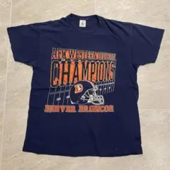 90s シングルステッチ USA製 NFL デンバーブロンコス チームロゴ T