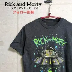 Rick and Morty グラフィック アニメ Tシャツ ブラック