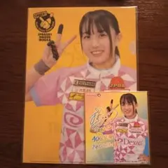 女子プロボウラー”クリアファイル＋メッセージカード”セット 女子プロボウラー”クリアファイル＋メッセージカード”セット