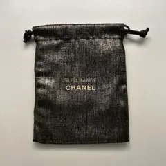 CHANEL SUBLIMAGE 巾着ポーチ ゴールド（ノベルティ）
