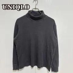 ●ユニクロ　スーピマコットンタートルネック（L）メンズ　綿