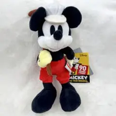 ディズニーストア　ミッキーのポロチーム　ミッキーマウス　90周年記念ぬいぐるみ