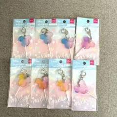 キャンディー　キーホルダー　ミッキー　アイコン 8個