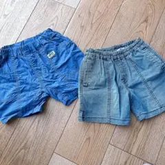 90サイズ　ハーフパンツ　２枚　まとめ売り