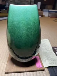 ⭐️嵯峨御流好　山崎光洋作　桐竹文　花瓶　花道具　フラワーベース⭐️ ⭐️嵯峨御流好 山崎光洋作 桐竹文 花瓶 花道具 フラワーベース