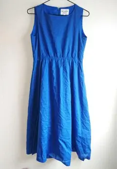 【jour merveille】ロングワンピース ブルー M