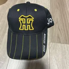 2018シーズン キャップ 黒/黄色 ストライプ 阪神タイガース
