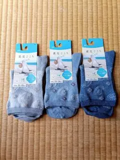 新品　岡本　素足ごこち靴下（3足セット）