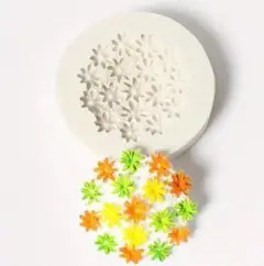 【1点限り】ハンドメイド　シリコンモールド　レジン フラワー　《華連》