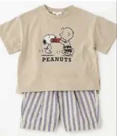 スヌーピー Tシャツ　上下セット　100