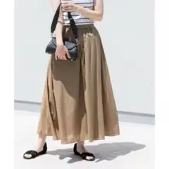 アーバンリサーチドアーズ　コットンボイルギャザースカート