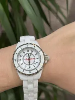 ホワイト 防水 腕時計