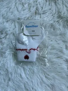 ⭐️新品⭐️❣️familiar/ファミリア❣️ベビー靴下 ハート刺繍 7-9