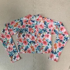 美品⭐︎クロップド丈　ラッシュガード　フラワー柄