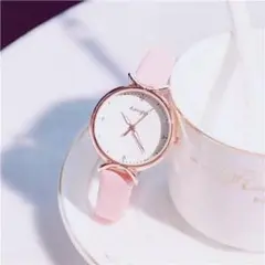 【売れ切れ注意】レディース　腕時計　クォーツ　ピンク