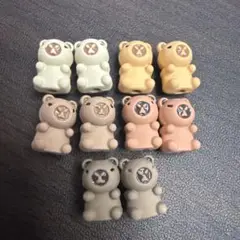 【お買い得】カピバラ合金ビーズ 10個セット