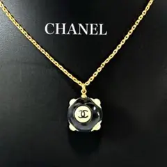 【美品】CHANEL シャネル ココマーク ボール ビリヤード ネックレス