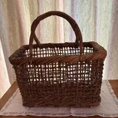 天然素材のバスケット