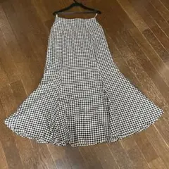チェック　フレア　スカート　しまむら