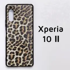 Xperia 10 Ⅱ ケース ヒョウ柄 レオパード カバー