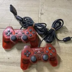 PS DUALSHOCK1 SCPH-1200 コントローラー 純正 2個クリア