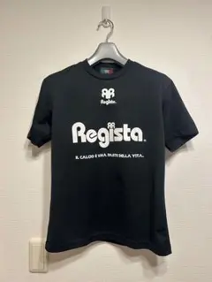 【美品】Regista フットボールスタイルシャツ Sサイズ 黒