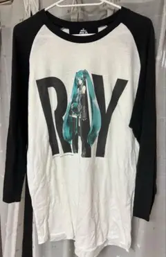 初音ミク BUMP OF CHICKEN Tシャツ ラグラン RAY Lサイズ
