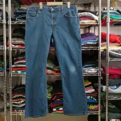 USA古着カーハート リラックスフィット フレア ブーツカットデニムパンツW38