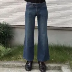 90s vintage フレアパンツ ウエスタンベルボトム デニム