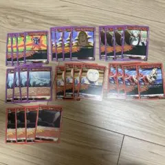 キン肉マン　ユニオンアリーナ　赤　紫 4 28 枚セット