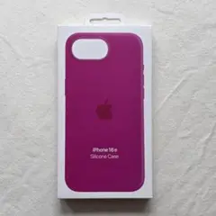 iPhone16e シリコーン ケース カバー フクシア アップル 純正②
